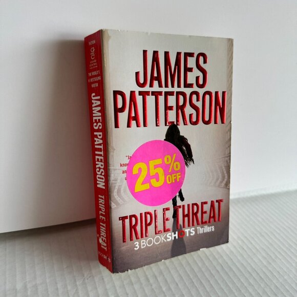 Triple Threat (3 BookShots Thrillers) By James Patterson Paperback Book - Picture 3 of 4